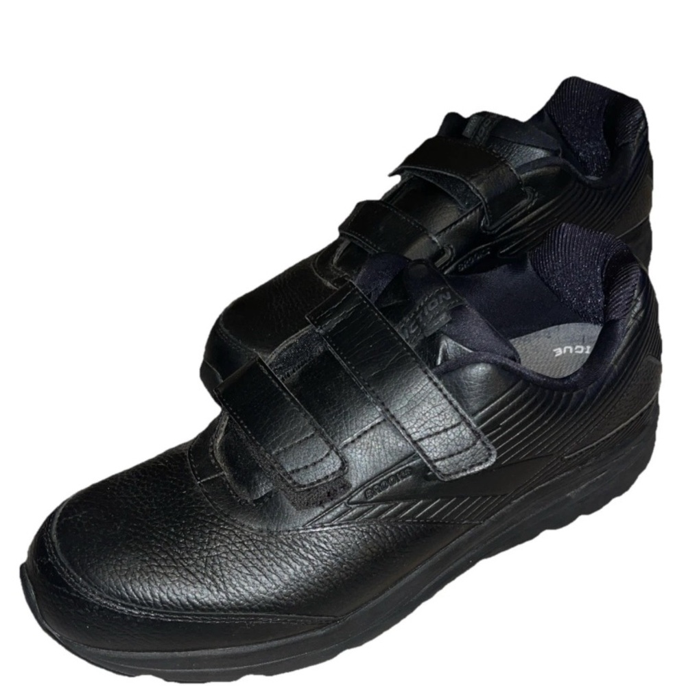Brooks Addiction Walker V Strap 2 Shoes Mens Size 13 D Black Comfort 1103204E072
